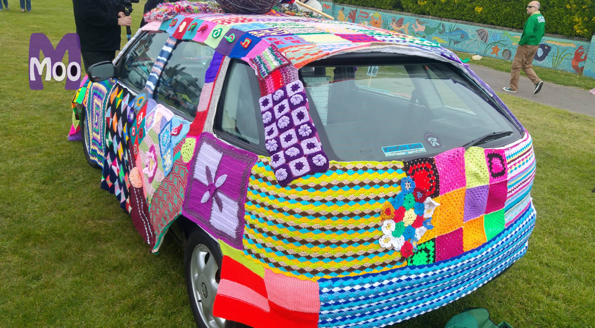 Crocheting a car cover